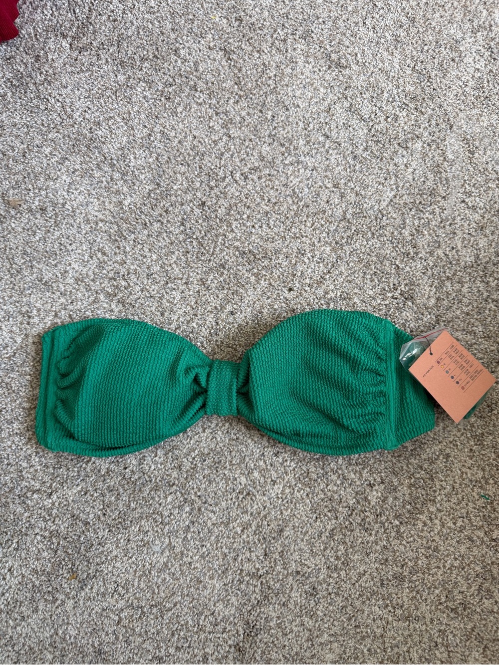 Shade & Shore Strapless Bikini Top Size Large NWT
